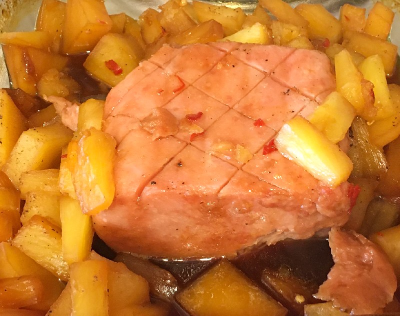 Baked Pineapple-Glazed Spam Baked Pineapple-Glazed Spam