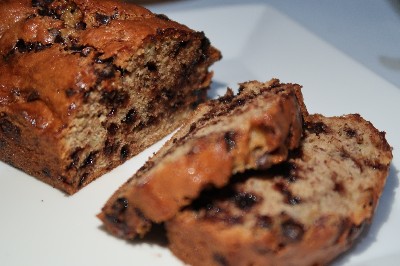 Banana Bread with Chocolate Chips Recipe