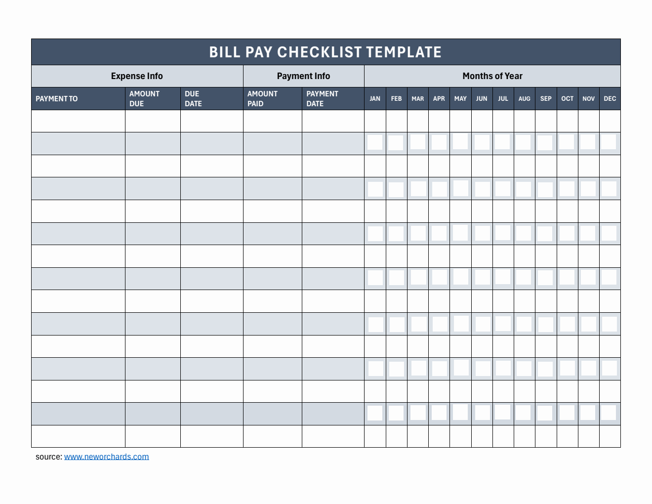 Free PDF Expense Tracker Templates Free PDF Expense Tracker Templates
