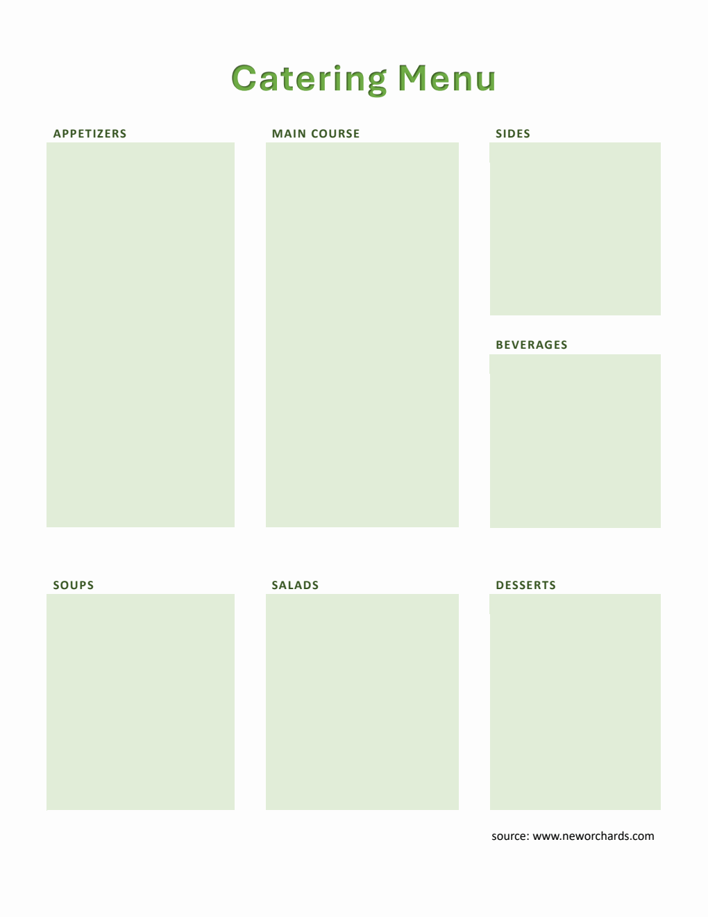 catering order bundle, catering template, editable... Free Catering Templates (PDF, Word, Excel)
