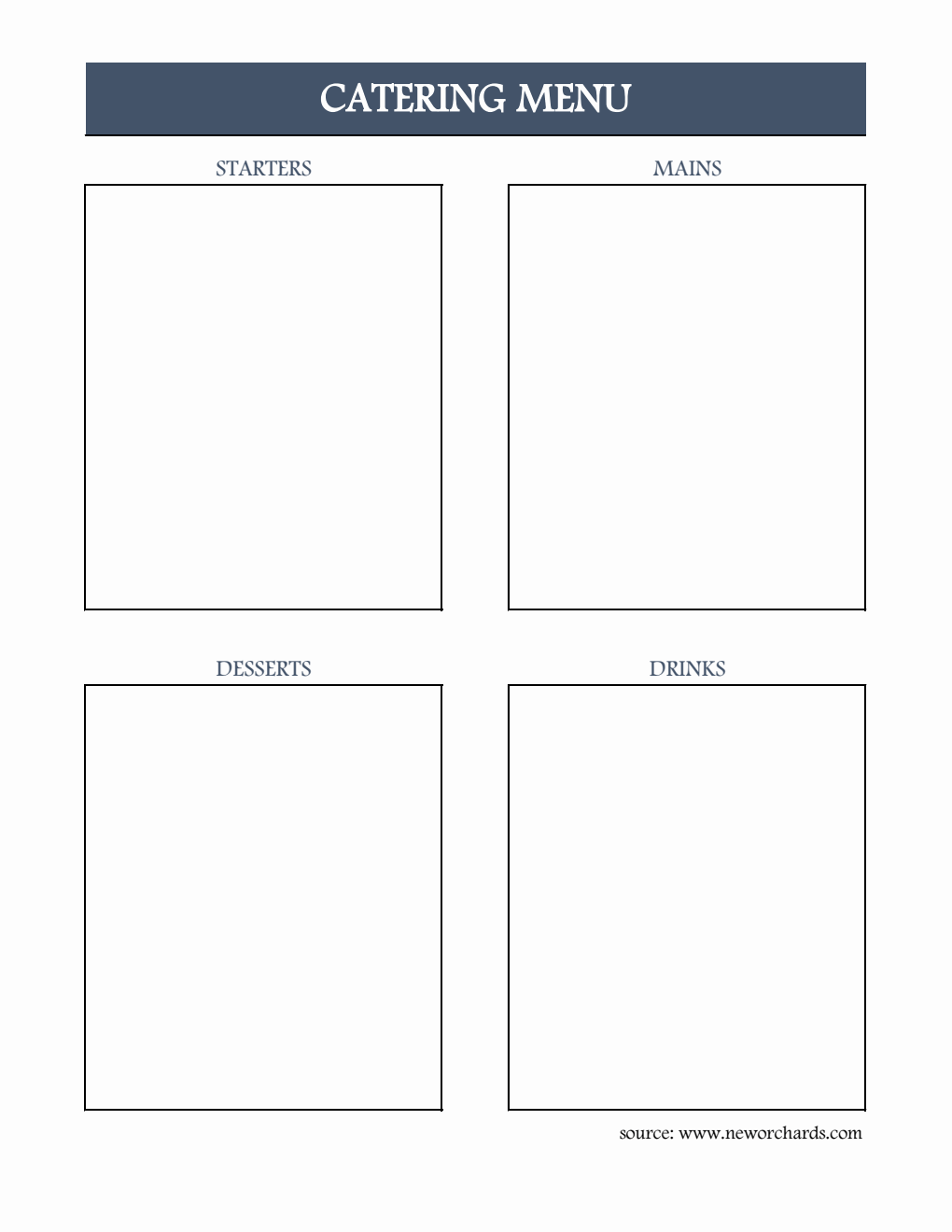 free 30 catering order forms in pdf ms word excel... Free Catering Templates (PDF, Word, Excel)