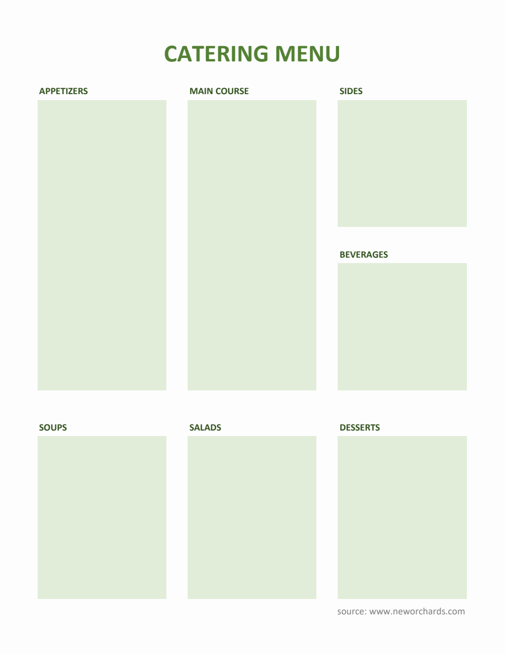 free catering templates (pdf, word, excel) Images High... Free Catering Templates (PDF, Word, Excel)