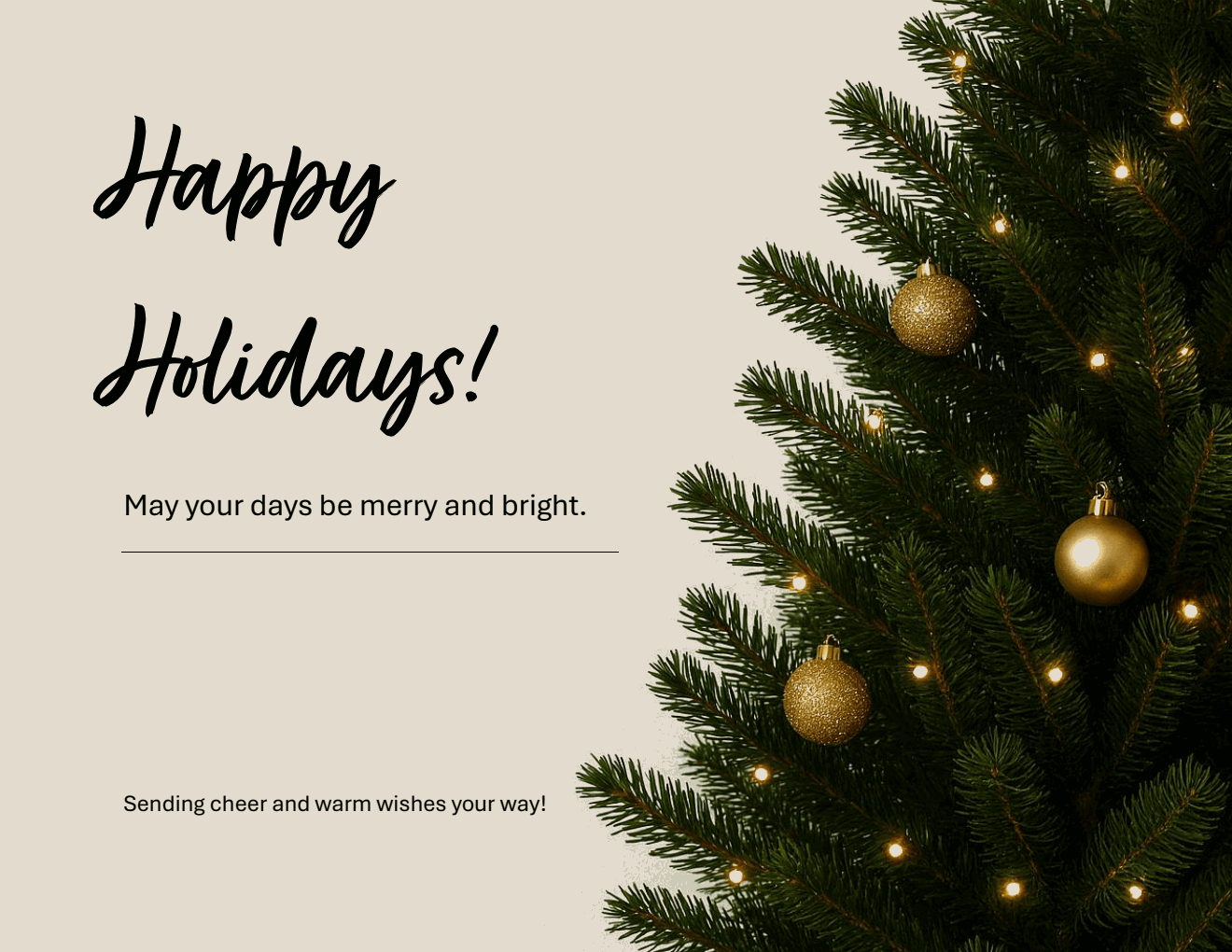 Printable Christmas Card | Free Word Download