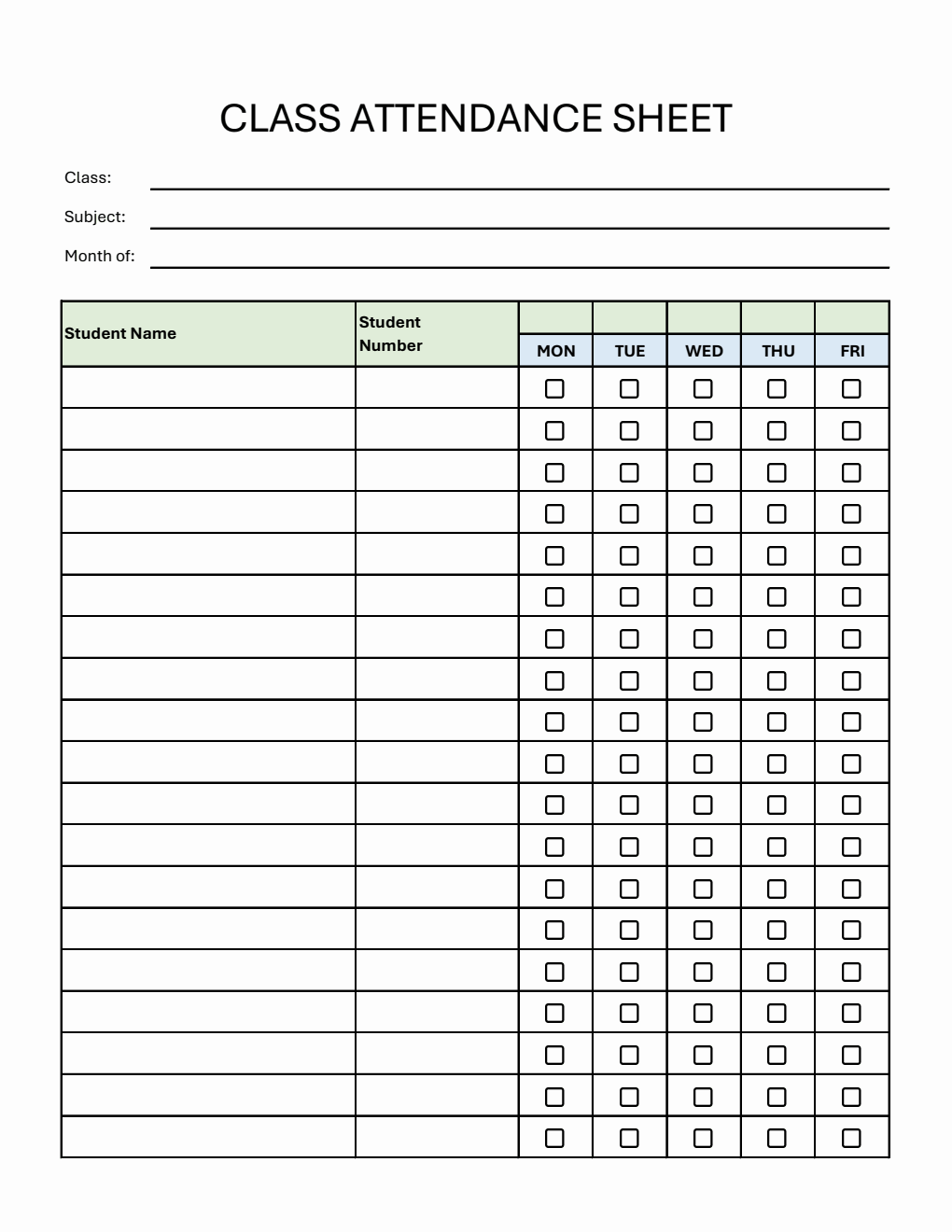 Free Checklist Templates (PDF, Word, Excel)