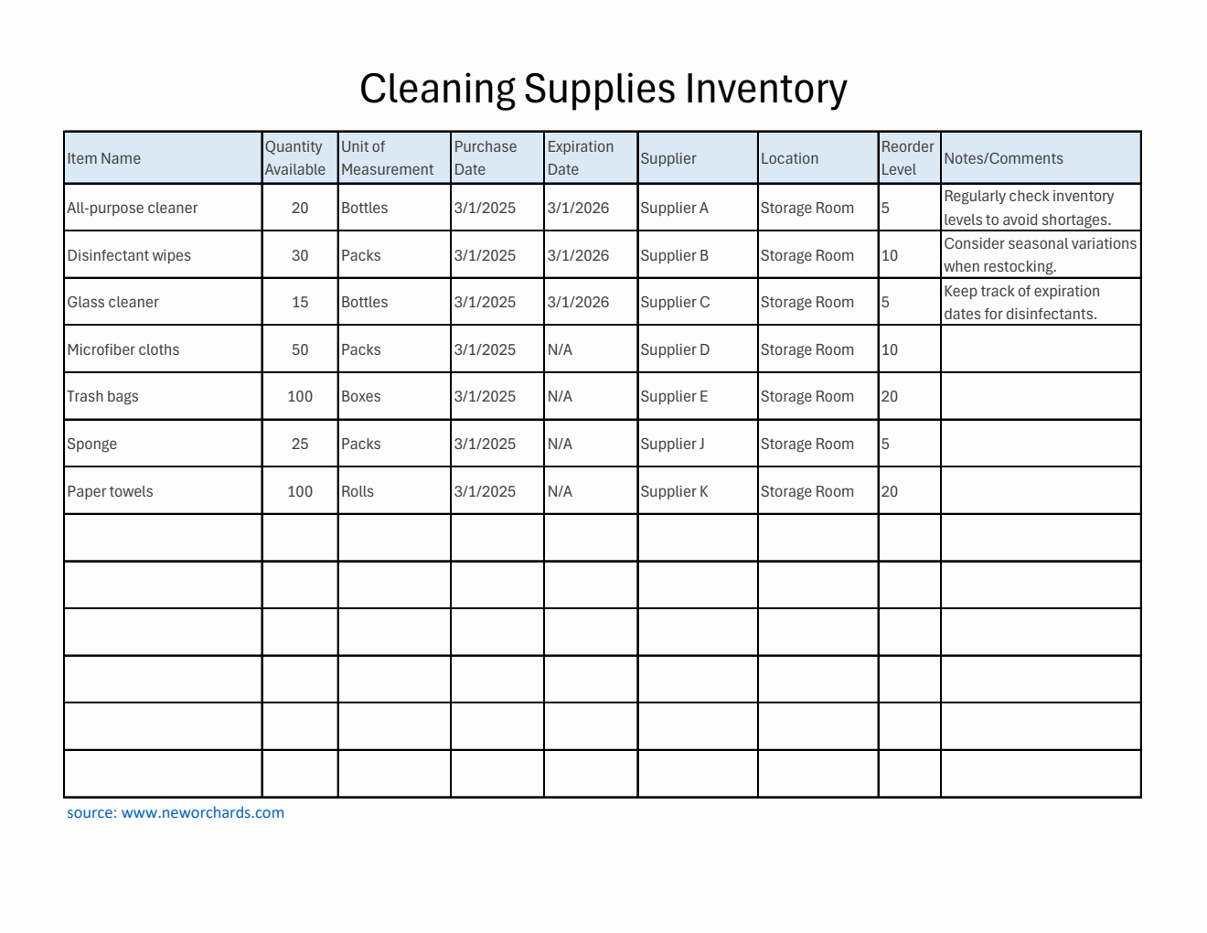Free Cleaning Templates PDF Word Excel free-cleaning-templates-pdf-word-excel