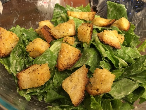 Crunchy Sourdough Croutons Recipe