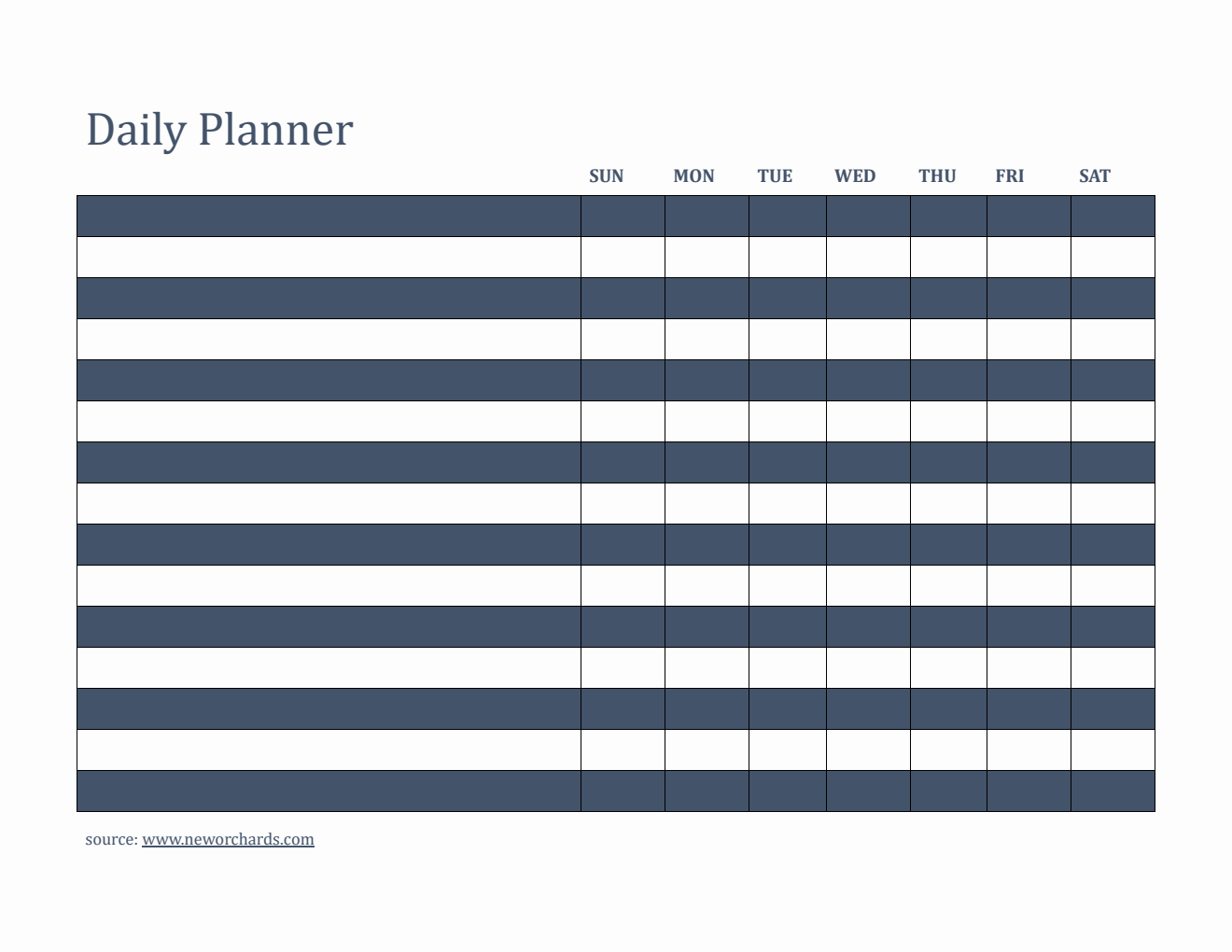 Free Daily Checklist Templates PDF Word Excel free-daily-checklist-templates-pdf-word-excel