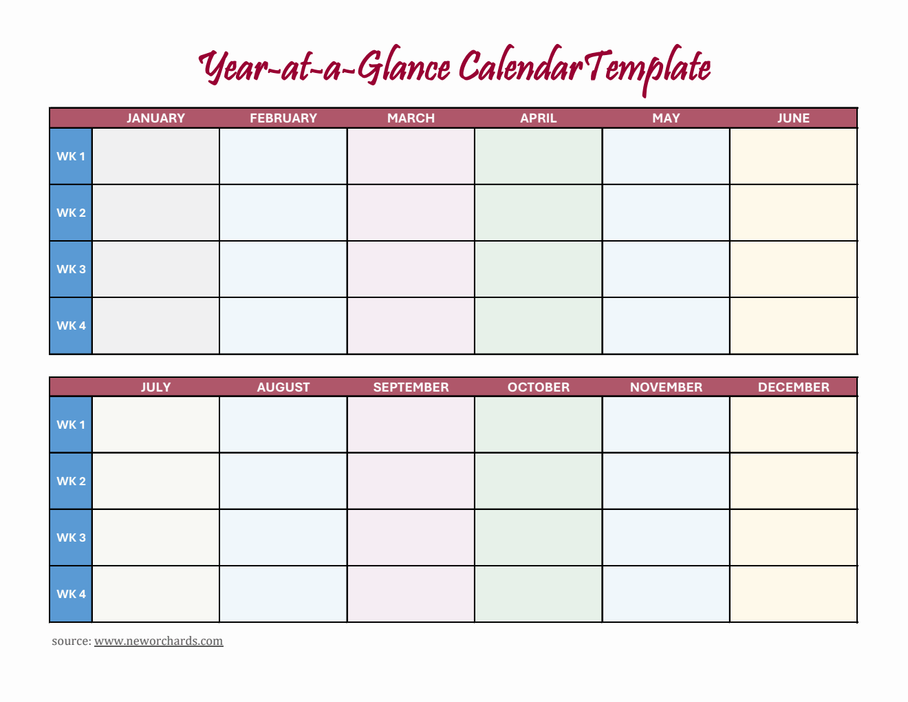 Free Annual Planner Templates PDF Word Excel Free annual planner templates pdf word excel