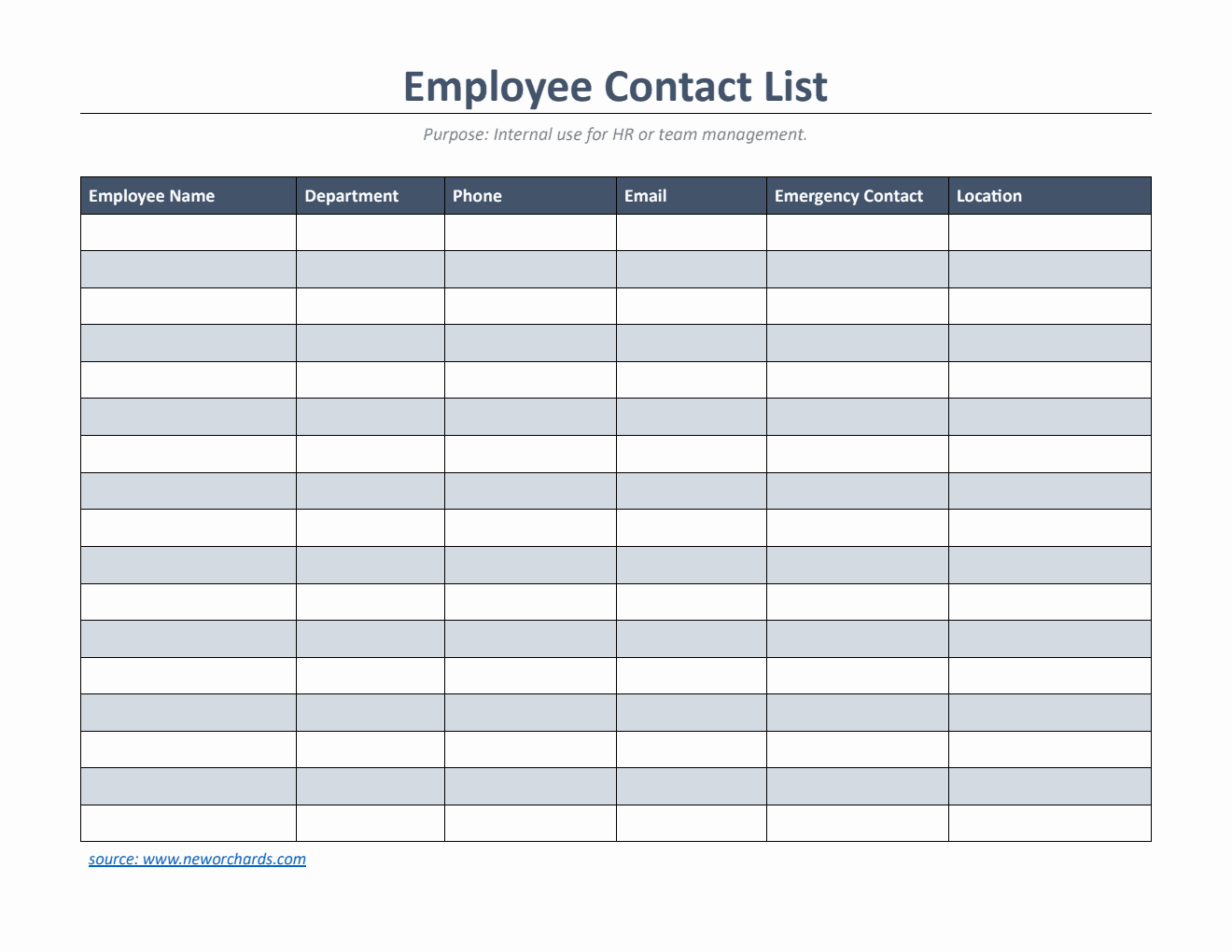 Contact List Template Pdf Contact List Template Pdf