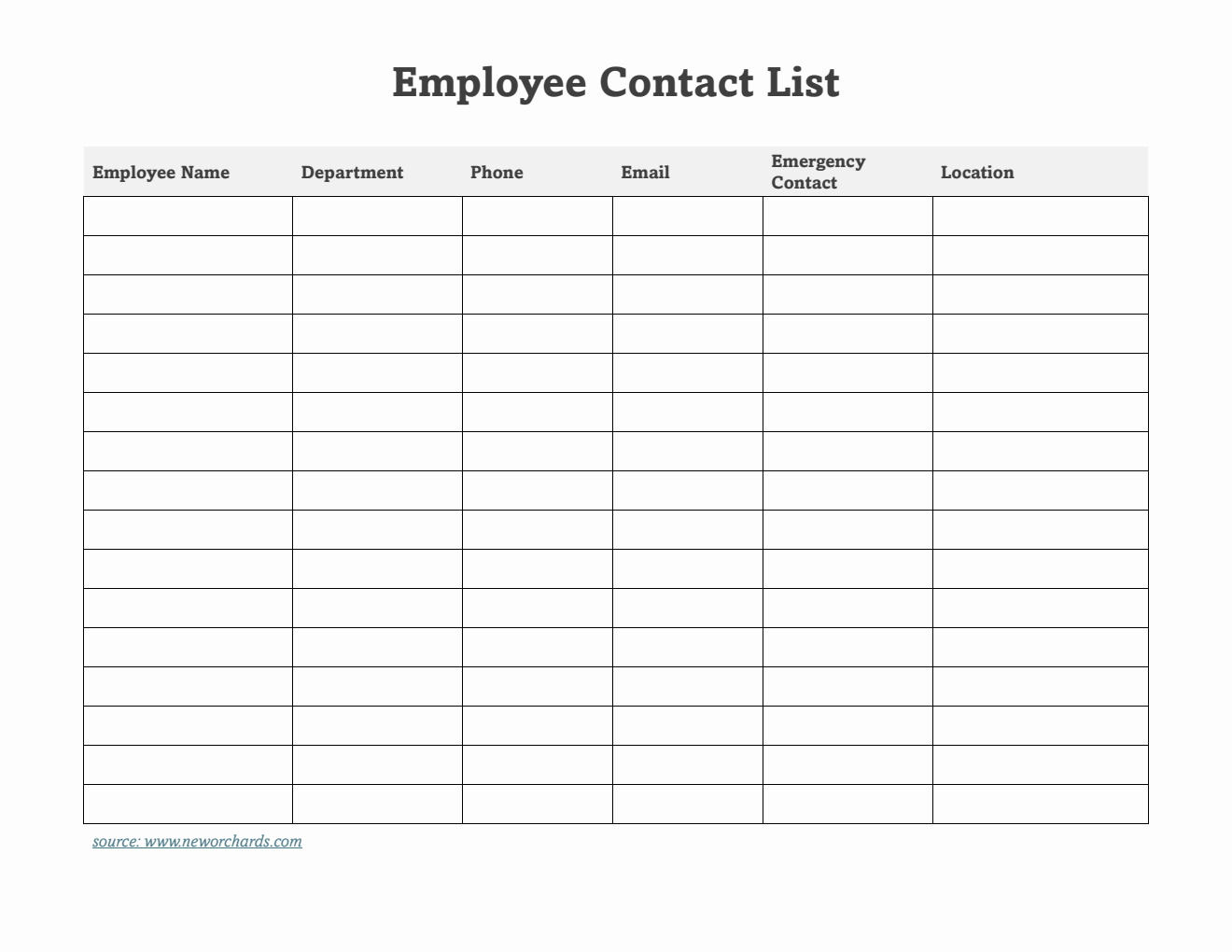 Free Contact List Templates PDF Word Excel free-contact-list-templates-pdf-word-excel