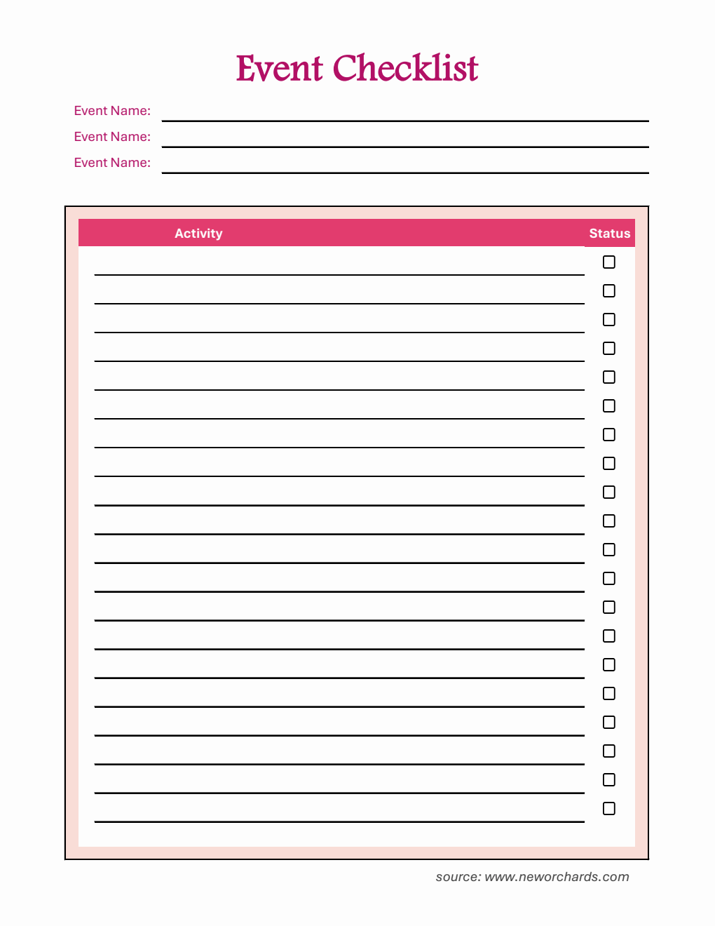 Free Wedding Planning Templates (PDF, Word, Excel)