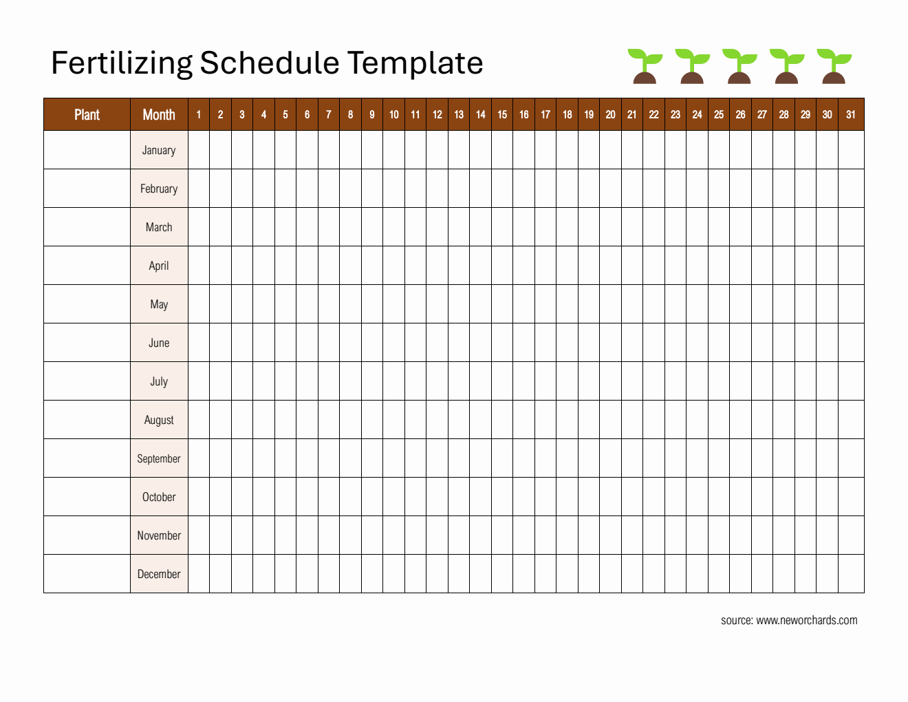 Free Gardening Templates (PDF, Word, Excel)