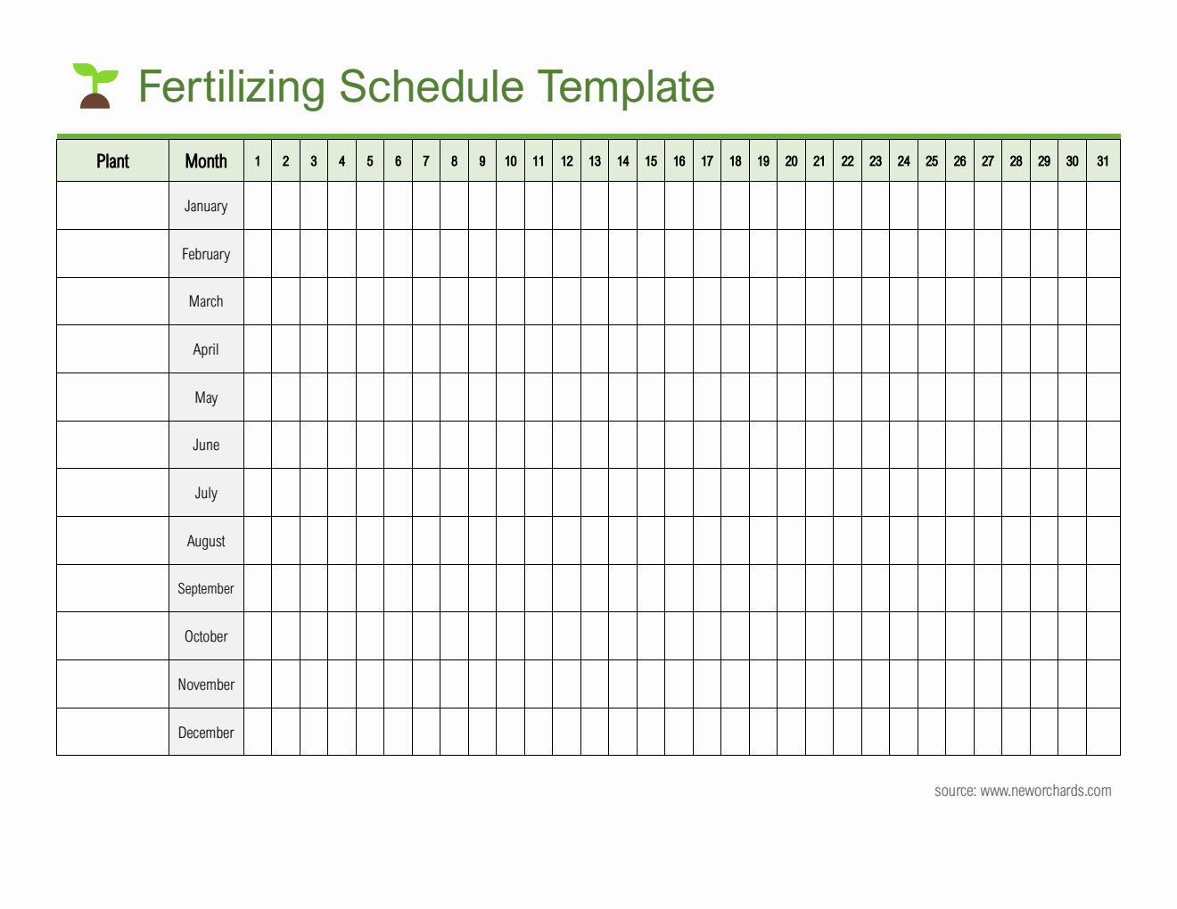 Free Gardening Templates (PDF, Word, Excel)