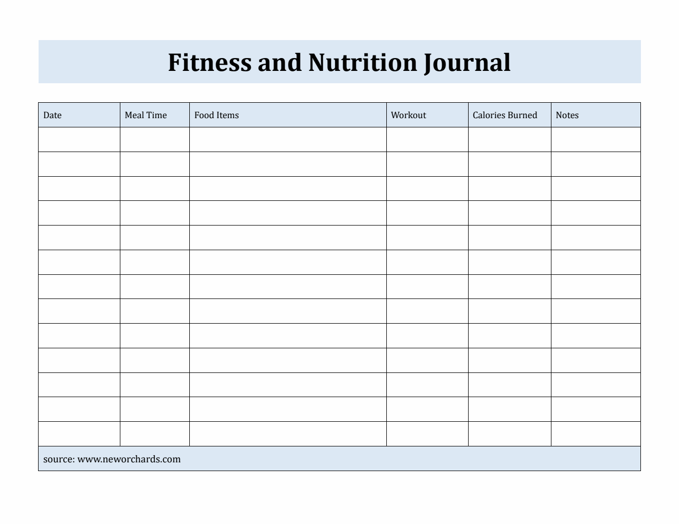 Free Nutrition Tracker Templates PDF Word Excel free-nutrition-tracker-templates-pdf-word-excel