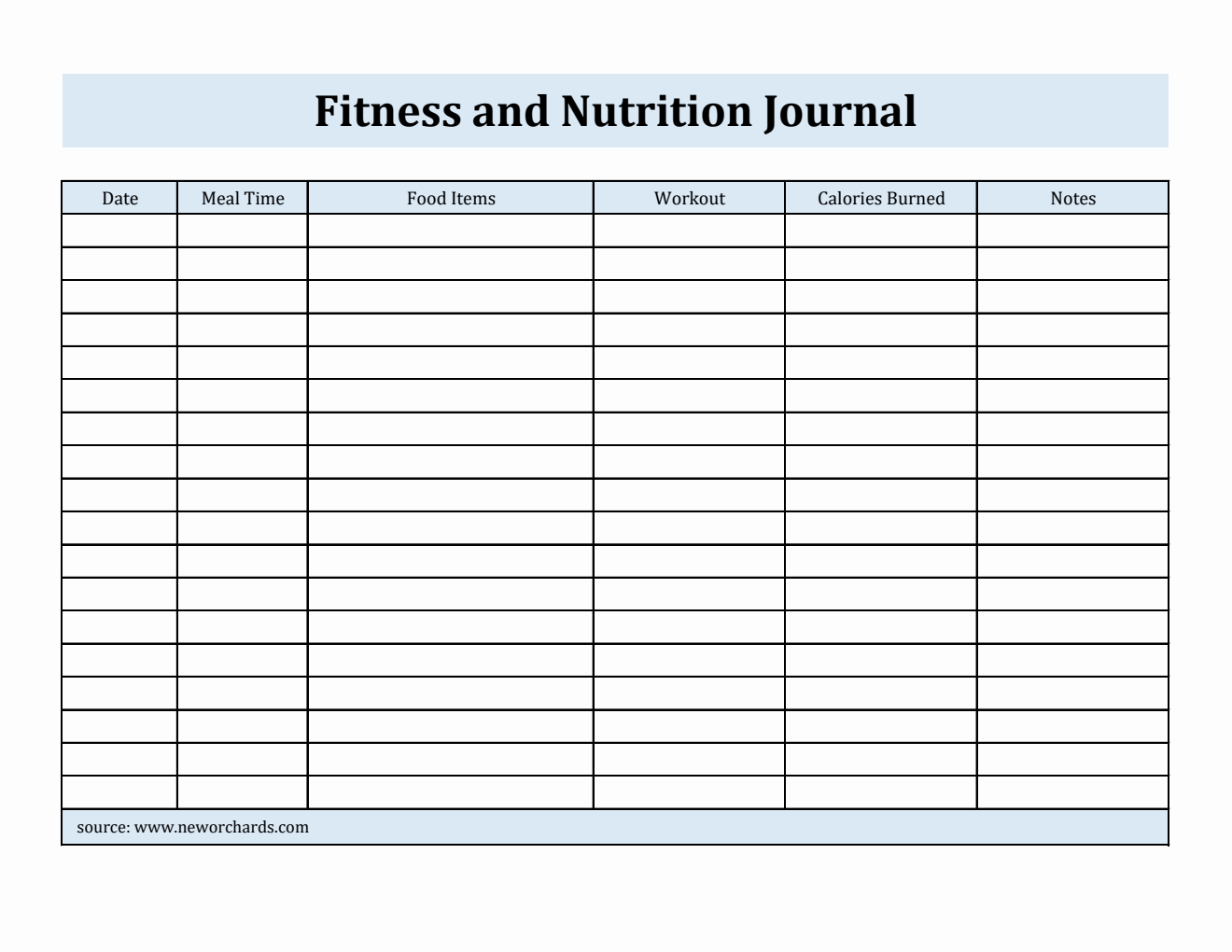 Free Excel Fitness Templates free-excel-fitness-templates