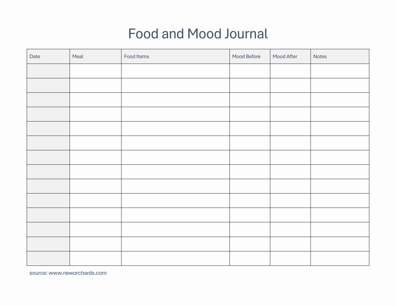 Free Food Log Templates PDF Word Excel free-food-log-templates-pdf-word-excel