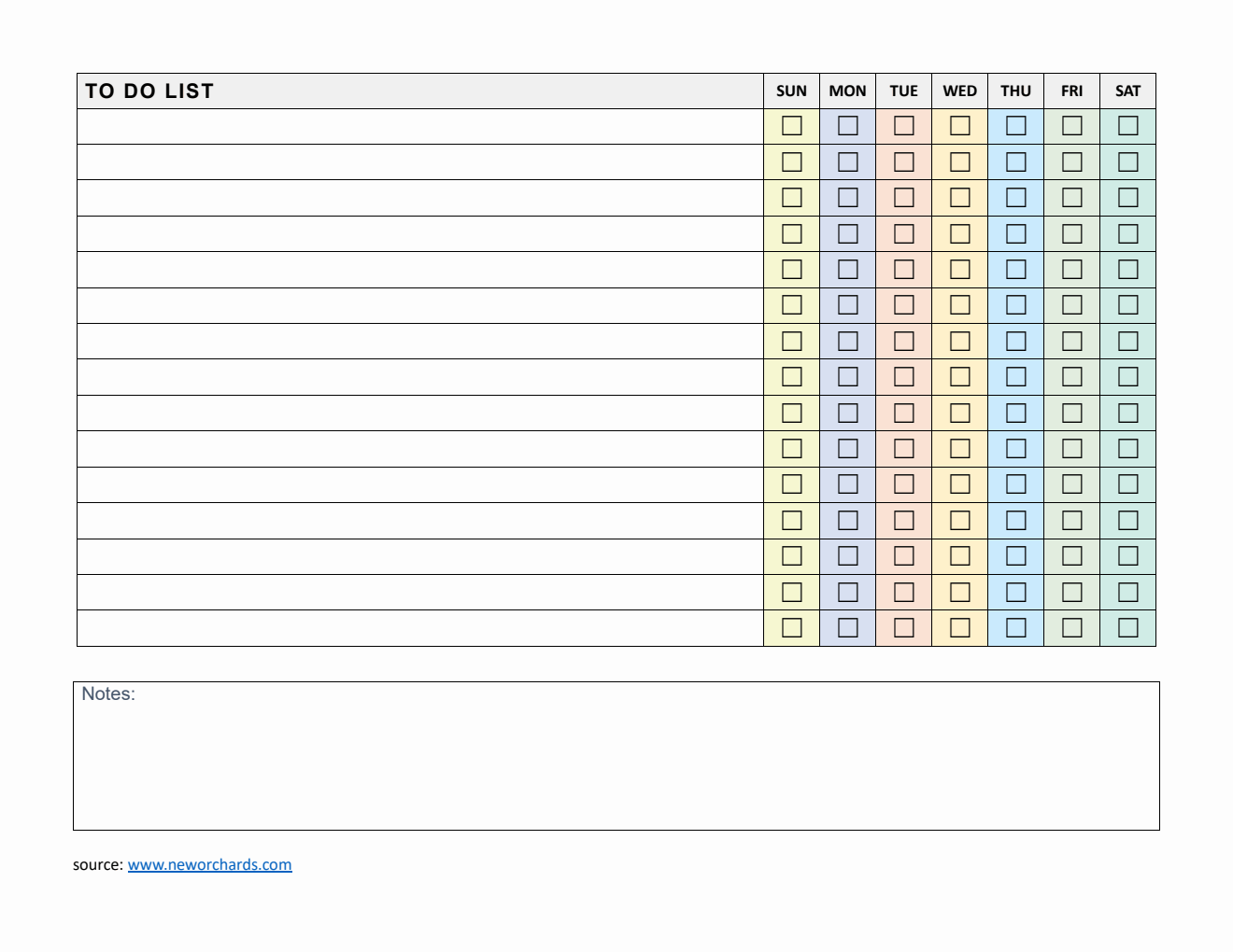 Free To Do List Templates (PDF, Word, Excel)