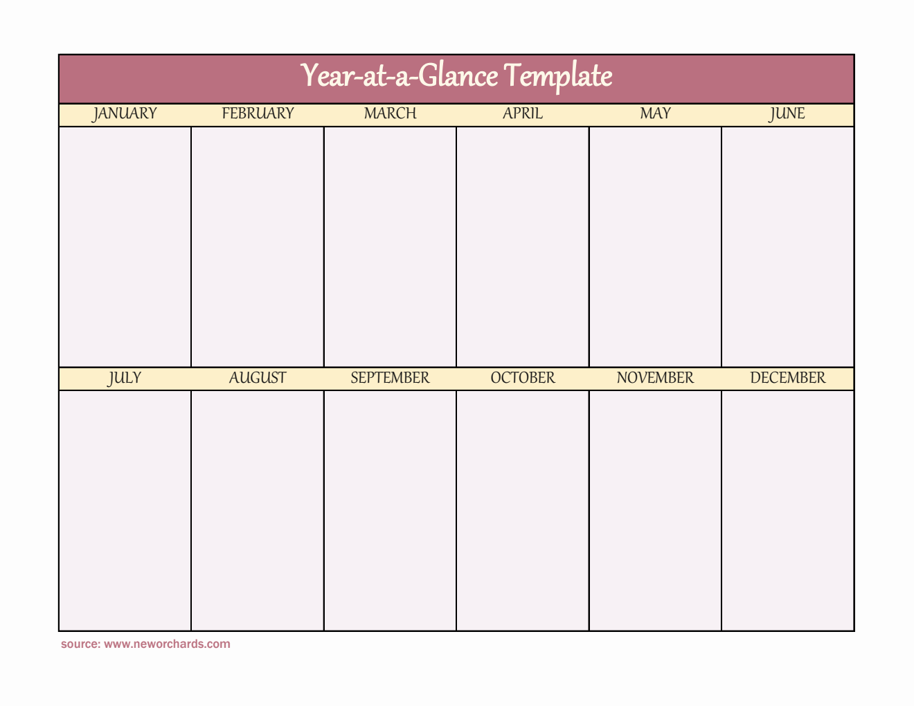 Free Annual Planner Templates PDF Word Excel Free annual planner templates pdf word excel