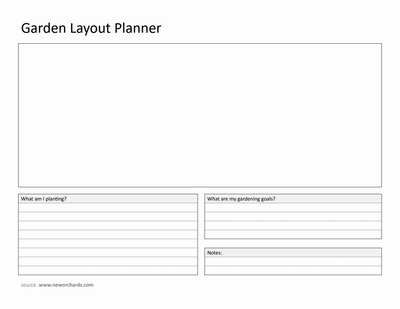 Free Garden Layout Planner (PDF)