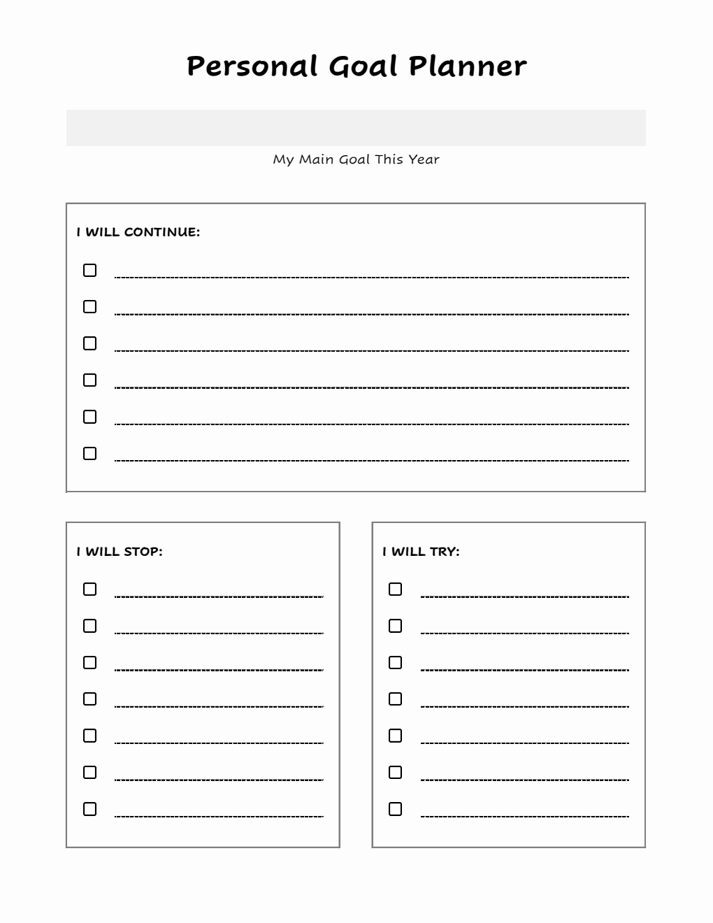 Free Yearly Planner Templates (PDF, Word, Excel)