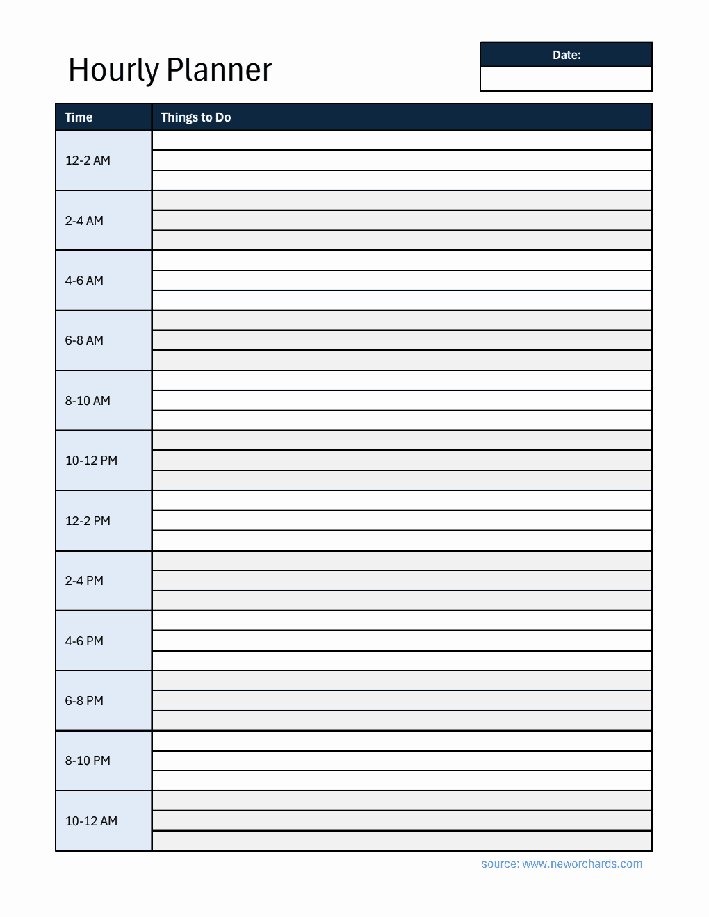 Free Daily Planner Templates (PDF, Word, Excel)