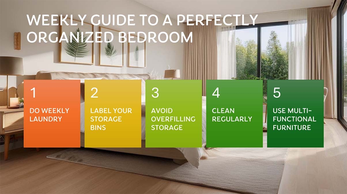 Weekly Tips For An Organized Bedroom