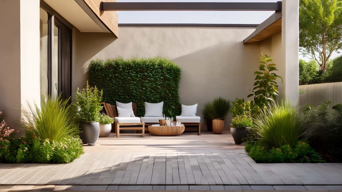 Minimalist Outdoor Patio