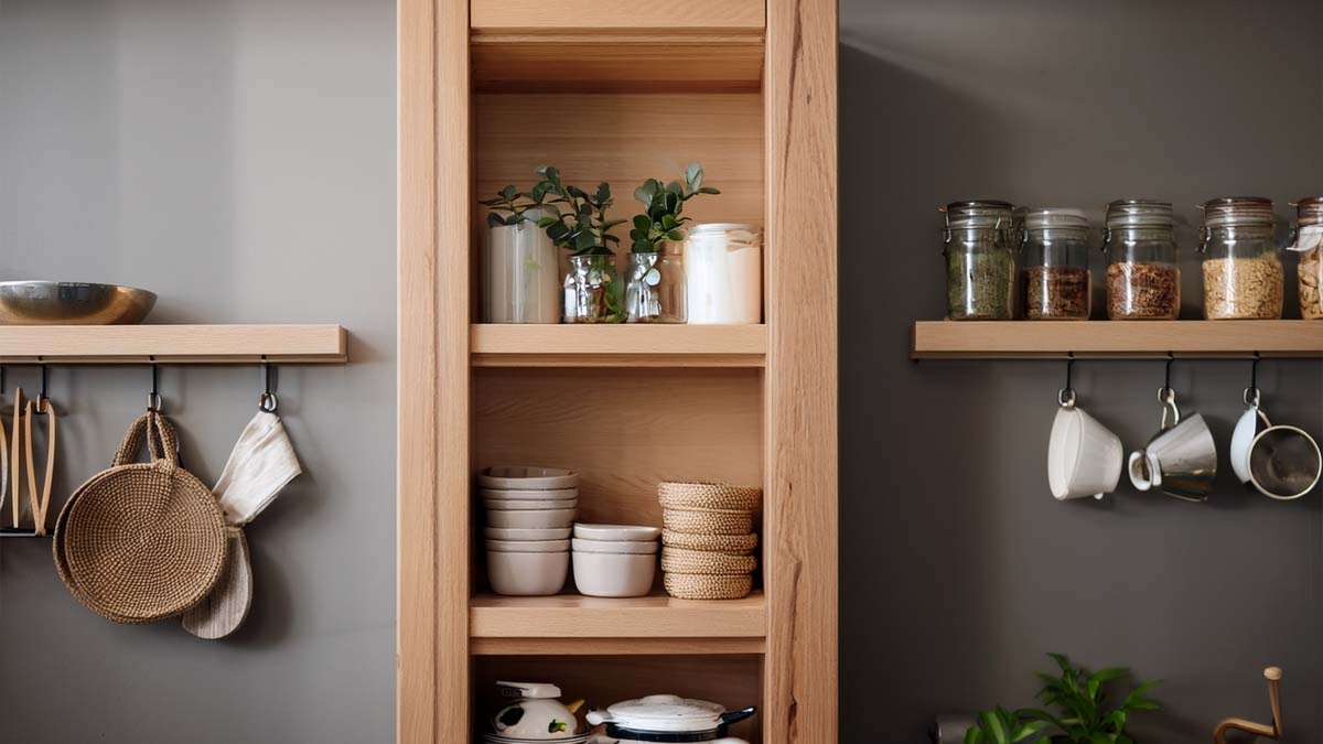 Vertical Kitchen Storage