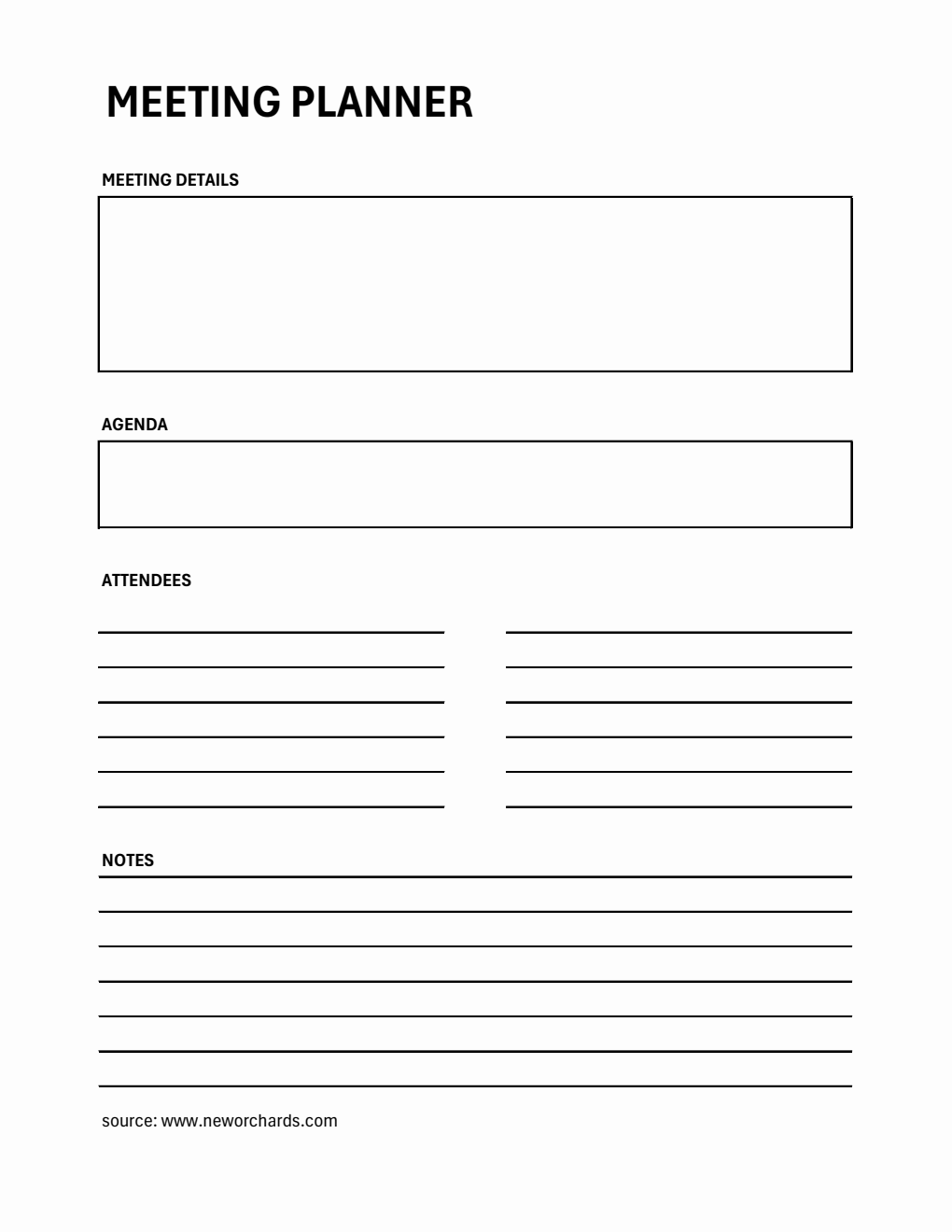 Free Meeting Templates PDF Word Excel free-meeting-templates-pdf-word-excel