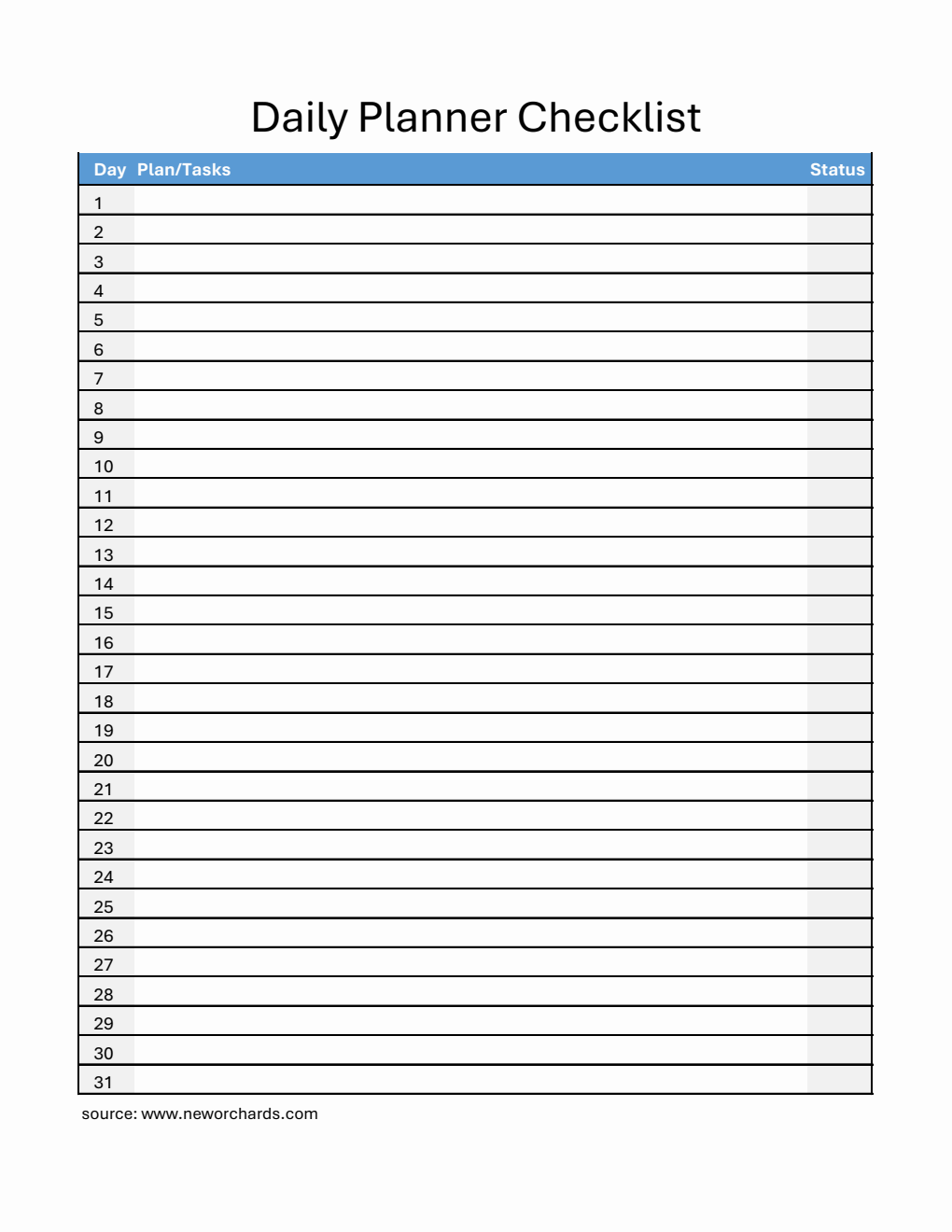 Free Monthly Planner Templates (PDF, Word, Excel)