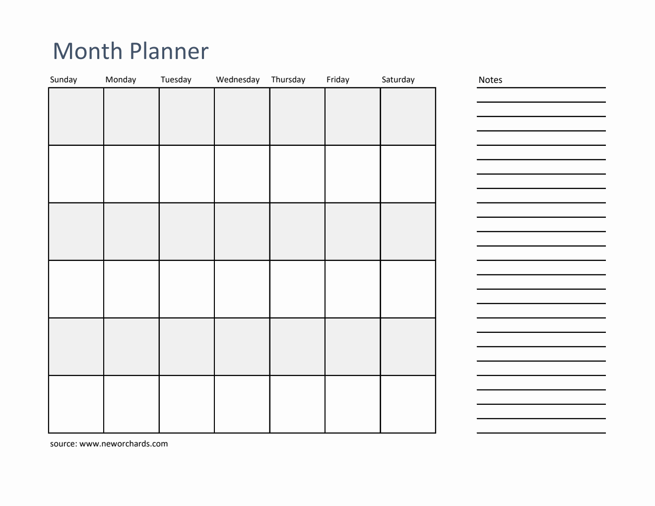 Free Excel Daily Planner Templates