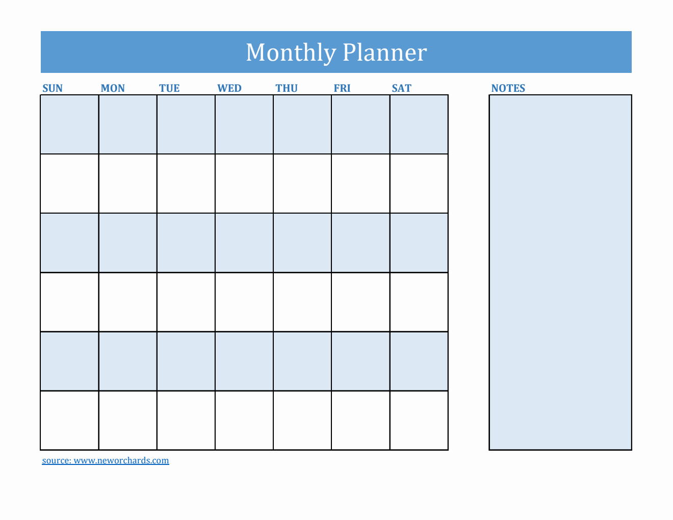 Free Excel Daily Planner Templates