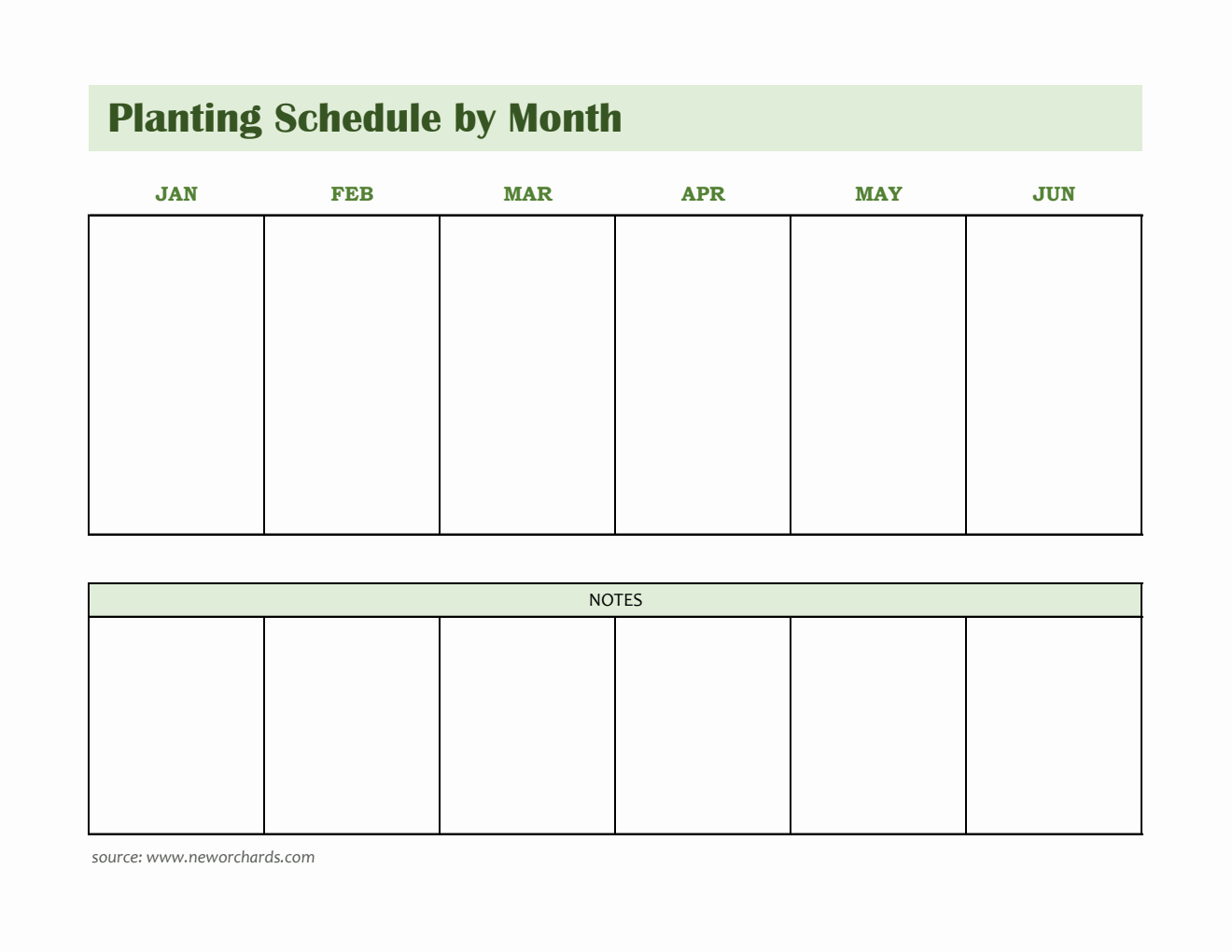 Free Planting Calendar Templates (PDF, Word, Excel)