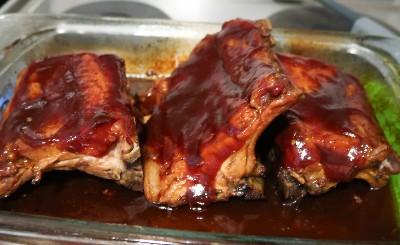 Pork Baby Back Ribs with Barbecue Sauce Recipe