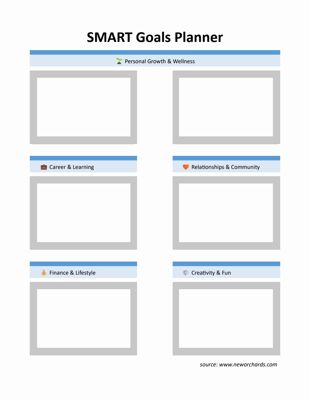 Free Smart Goals Templates (PDF, Word, Excel)