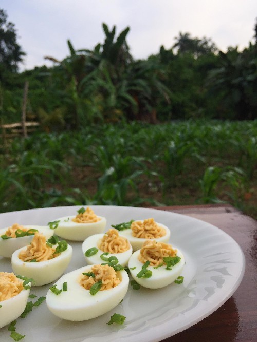 Spicy Deviled Eggs Recipe