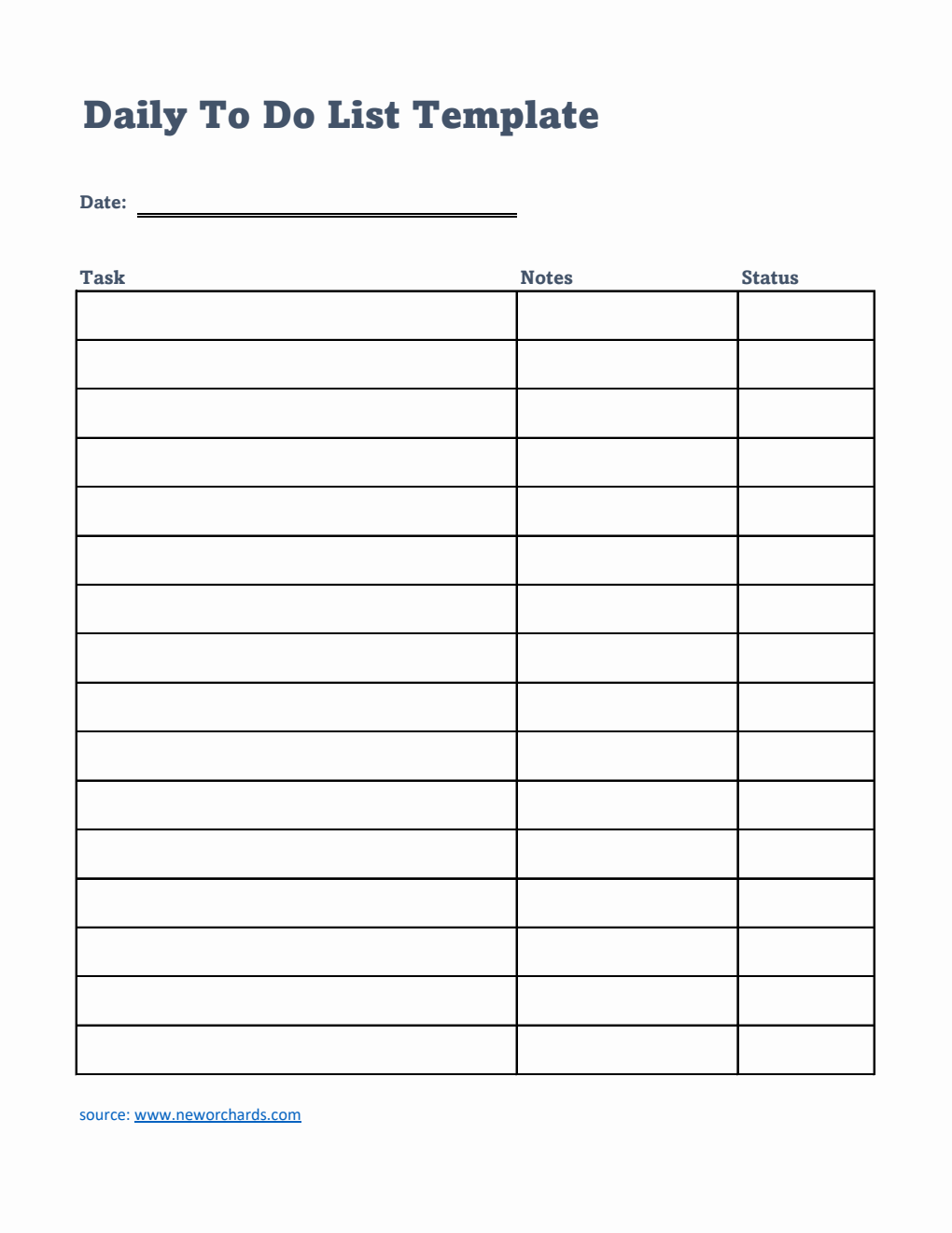 Free Excel To Do List Templates
