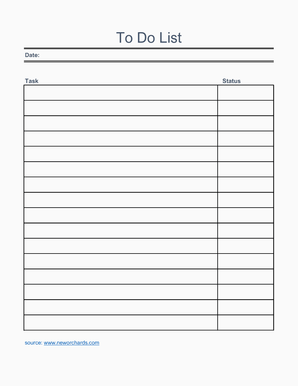 To Do List Worksheet.pdf Free PDF To Do List Templates