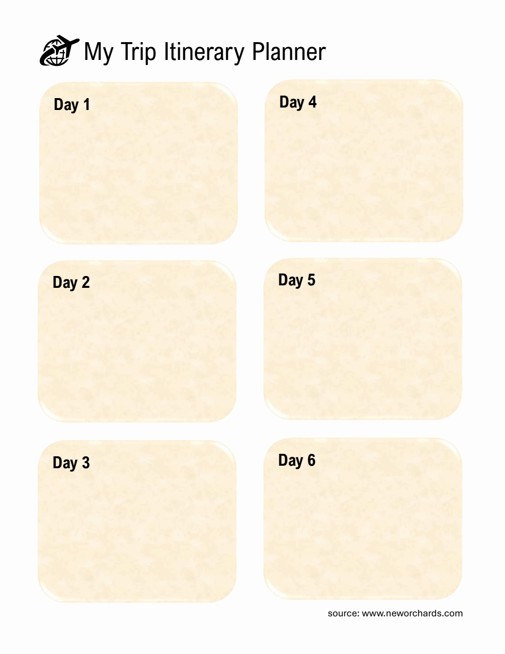 Free Word Trip Itinerary Templates free-word-trip-itinerary-templates