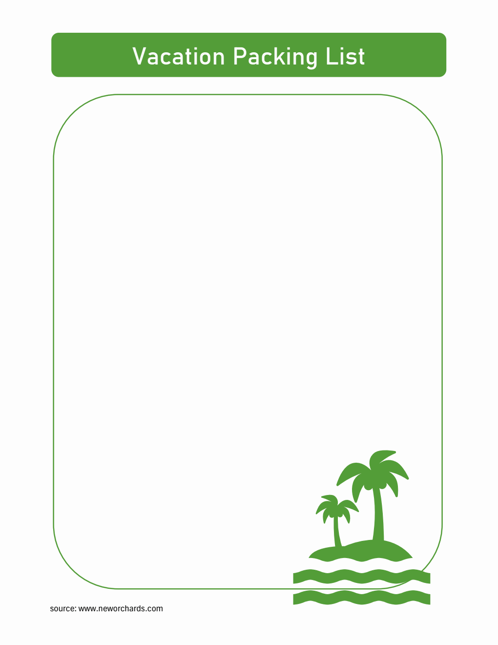 Free Travel Packing Checklist Templates (PDF, Word, Excel)