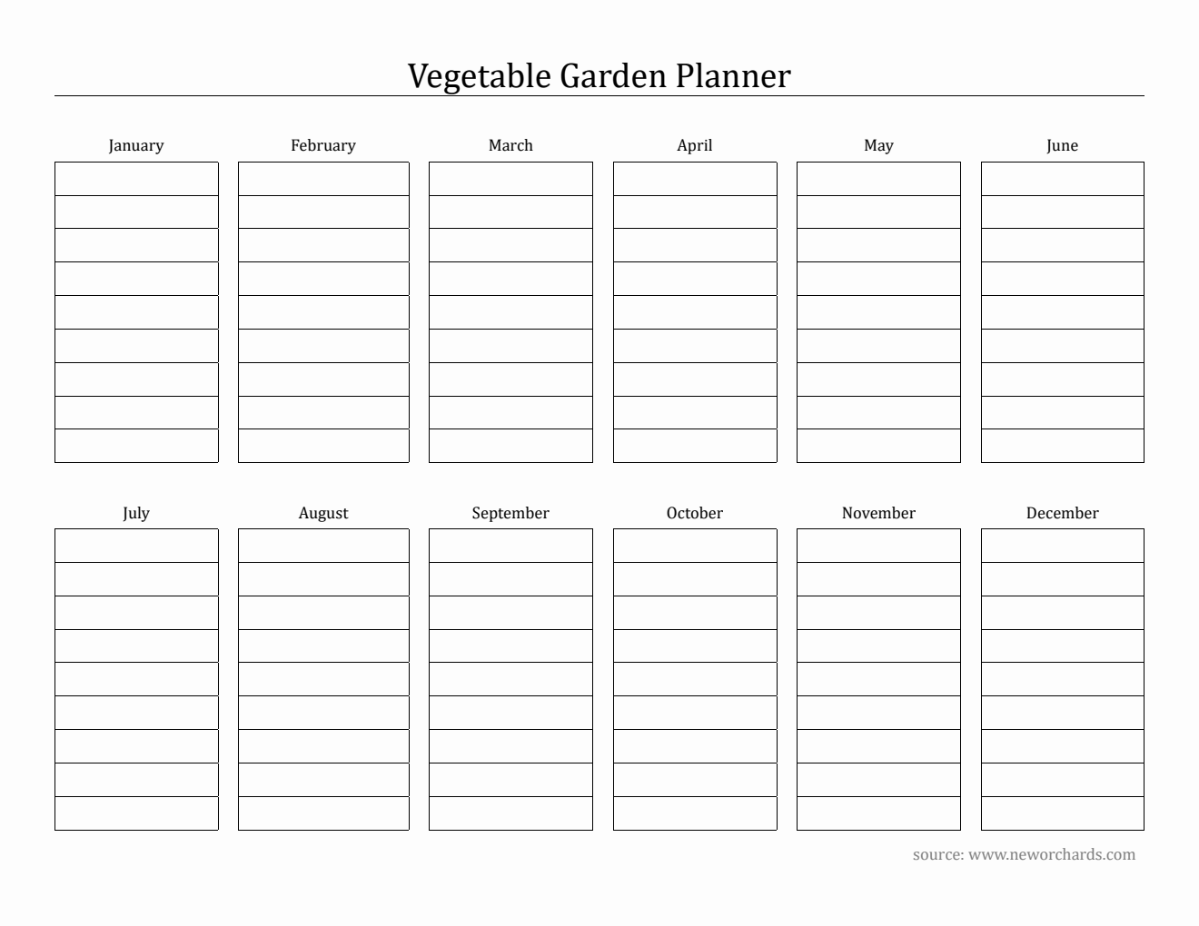 Free PDF Gardening Templates Free PDF Gardening Templates