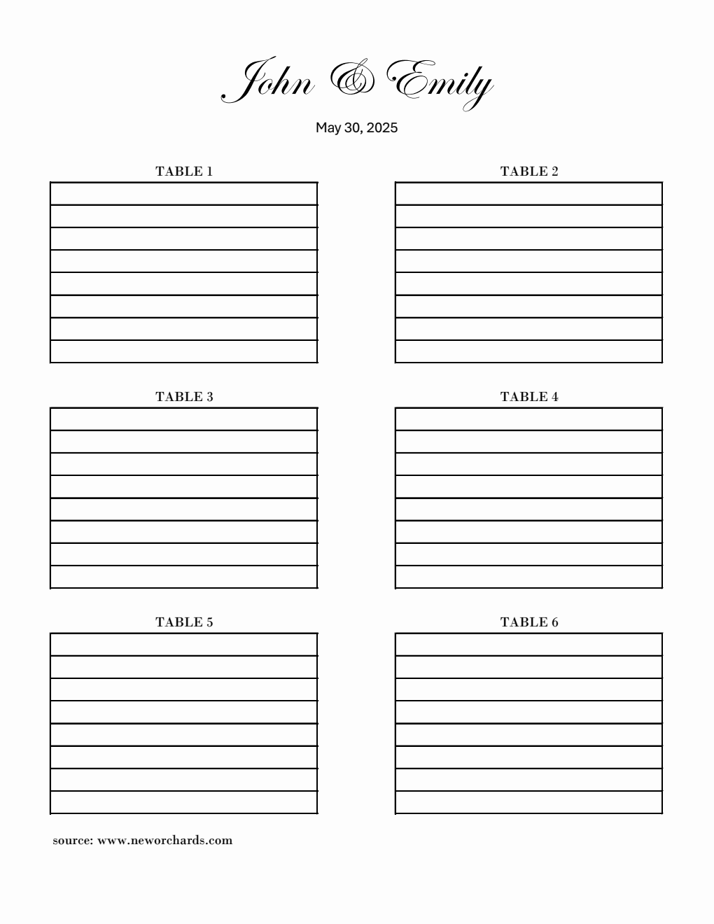 Free Seating Chart Templates PDF Word Excel free-seating-chart-templates-pdf-word-excel