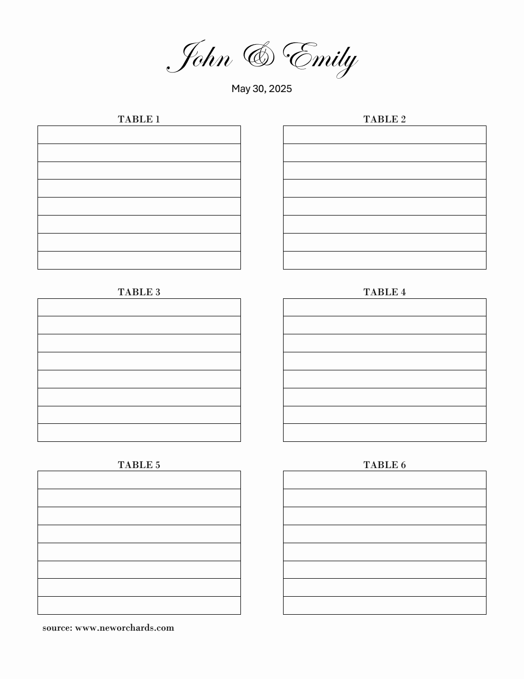 Free Seating Chart Templates PDF Word Excel free-seating-chart-templates-pdf-word-excel