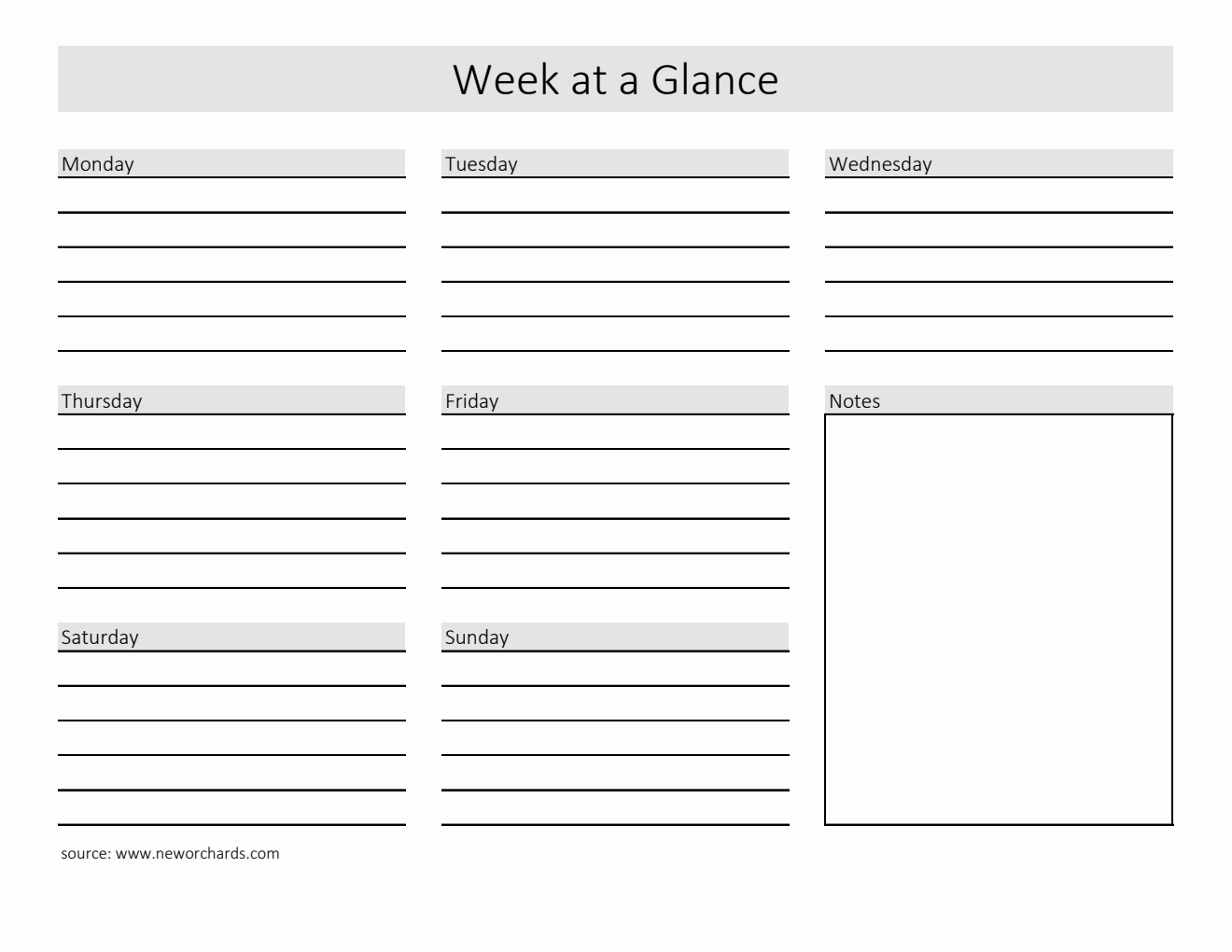 Free Weekly Planner Templates PDF Word Excel free-weekly-planner-templates-pdf-word-excel