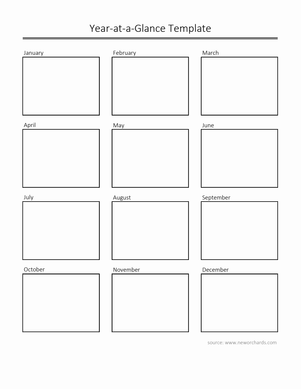 Free Excel Planner Templates