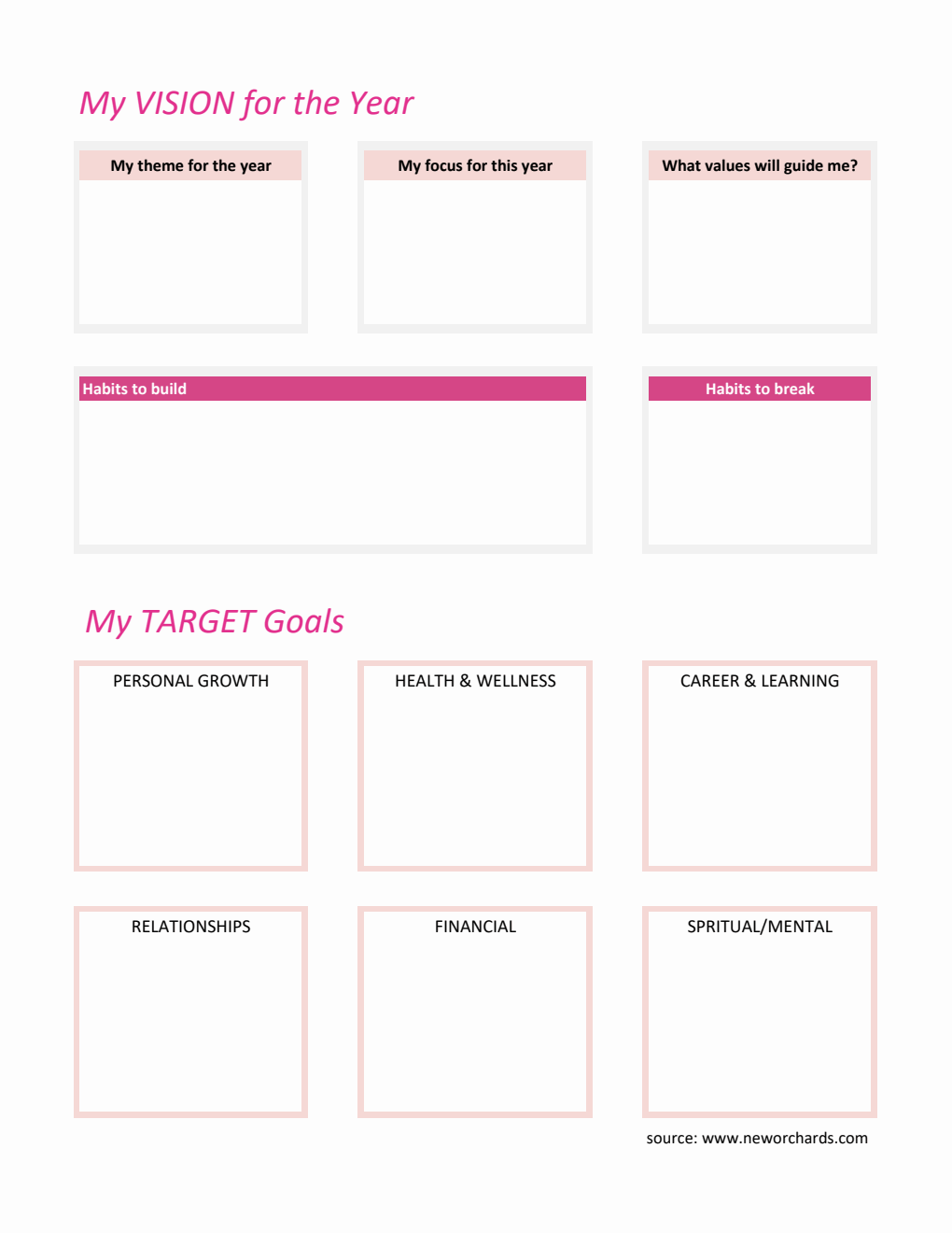 Free Annual Planner Templates (PDF, Word, Excel)